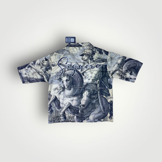 Camisa Marcus Curtius: Fuerza y Valor en Cada Detalle