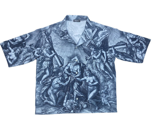 ✨ Camisa "Ascensión Celestial" – Edición Barroca